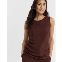 Textured Ruched Side Top