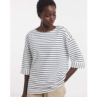 Button Shoulder Longline Top