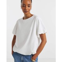 Boxy Bubble Hem Top