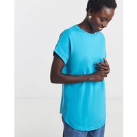 Longline Short Sleeve Curved Hem Top JD Williams