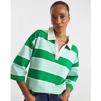 Striped Polo Top