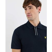 & Placket Tipped Polo Shirt Dark &