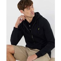 & Zip Through Hoodie JET Black &