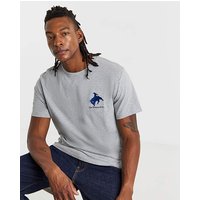 Relaxed Embroidered Motif T Shirt Marl
