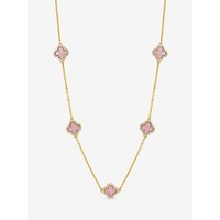 Gold Plated Clover Necklace Gold