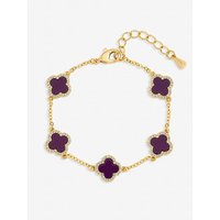 Gold Plated Clover Bracelet Gold