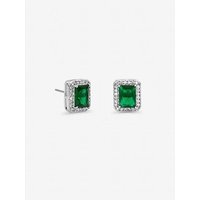 CZ Emerald Perfume Bottle Studs