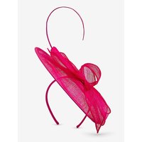 Fuchsia Woven Bow Fascinator