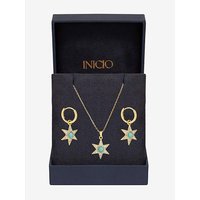 Gold Plated Set Gift Box Gold