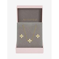 Crystal Flower Bridal Set Gift Box