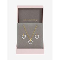 Two Tone Open Heart Set Gift Box