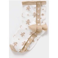 Gingerbread Christmas Socks ONE