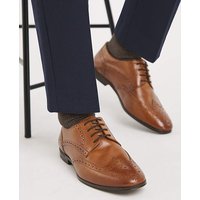 Formal Leather Brogue Extra Wide Fit