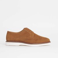 Brogue Detail Casual Derby Wide
