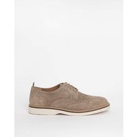 Suede Brogue Wide