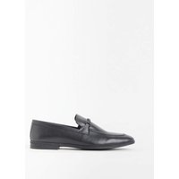Leather Formal Snaffle Bar Loafer Wide