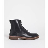 Leather Lace Up Boot Wide Fit