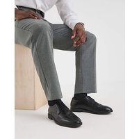 Leather Look Formal Brogue Extra Wide