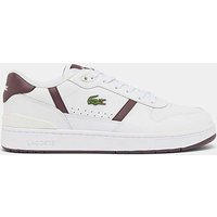 T Clip Trainers White Burgundy White Burgundy