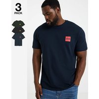 & Brandy Logo T Shirt 3 Pack & M