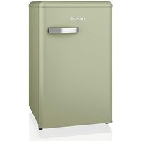 Swan Retro Under Counter Fridge Green Green - Swan