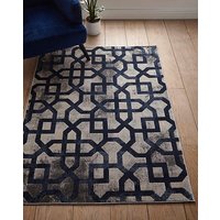Avanti Geo Rug Blue Grey 120X170