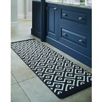Geo Stain Resistant Cosy Runner 65X200
