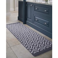 Geo Stain Resistant Cosy Runner 65X150