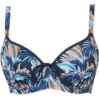 Curves Tasmania Wired Bikini Top INK Print