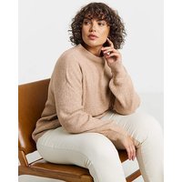 Rib Funnel Neck Jumper 32 34