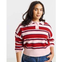 Collared Rugby Jumper Stripe 32 34