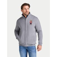 Zip Through Bully Sweat Marl