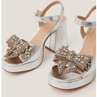 Arla Jewel Bow Platform Heels