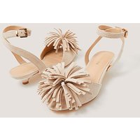 Poppy Fringe Kitten Heels