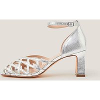 Callie Metallic Heel Sandals