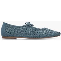 Camden Leather Ballet Pumps Steel