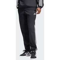 3 Stripes Cuffed Fleece Pants Black White S30 32