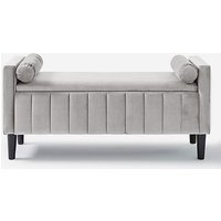 Eloise Winged Velvet Storage Ottoman