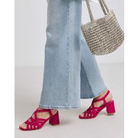 Strap Block Heel Sandals Wide JD Williams