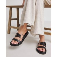 Metal Hardware Mule Sandal Ex Wide