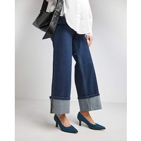 Pointed Toe Kitten Heel Shoe Wide