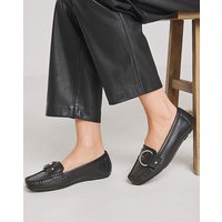 Leather Driving Moccasin Wide