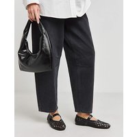 Leather Woven Mary Jane Wide