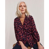 Button Down Printed Blouse Print