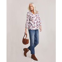 Crinkle Printed Top Print