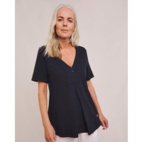 Contrast Stitch Pure Cotton Top