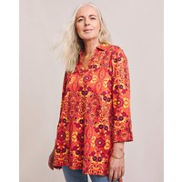 Pure Cotton Jersey Shirt Tunic Print