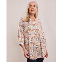 Pintuck Dobby Tunic Print