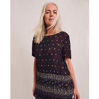 Reversible Crinkle Top Multi