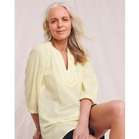 Longline Linen Mix Blouse